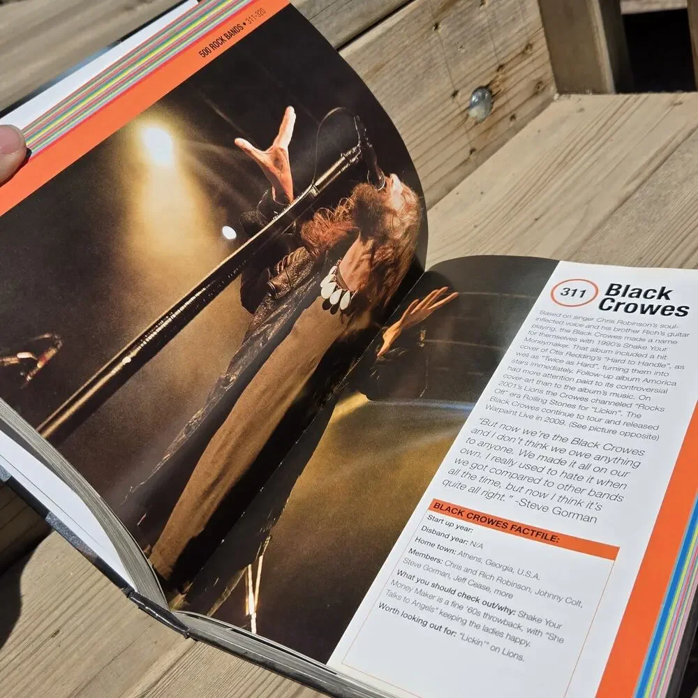 500 Rock Bands: A Line up of the 500 Best - Hardcover, by‎ Joanne Huffa - Good